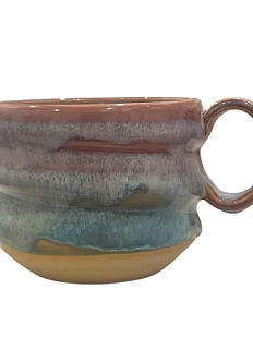 Кружка спираль «Закат», керамика, 350 мл