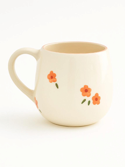 Кружка ручной работы круглая «Ты и есть любовь», керамика, 400 мл, фото 2.