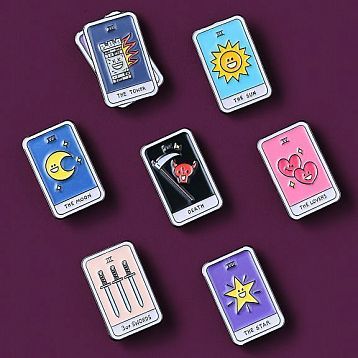 Значок эмалированный «Таро Звезда», фото 3.