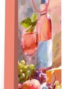 Пакет подарочный под бутылку Вино