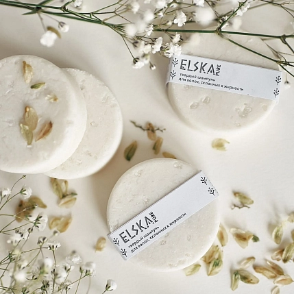 Твердый шампунь ELSKA Cosmetics «Pure», для волос, склонных к жирности, фото 2.