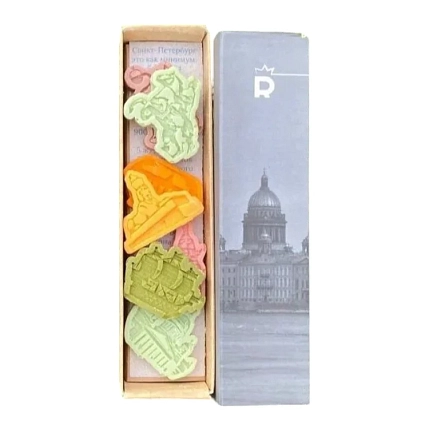 Мини-набор Rubiscookies «Петербург», шоколадный, фото 2.