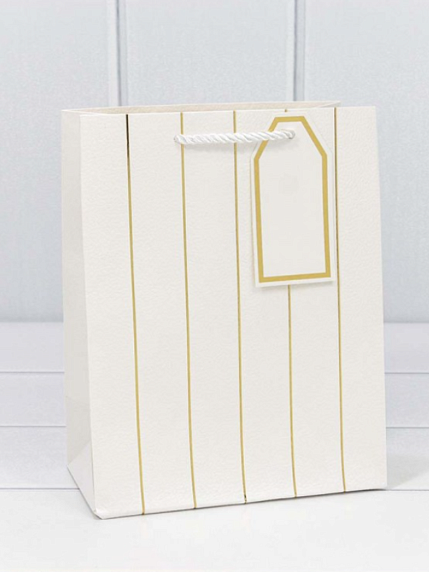 Пакет подарочный «Полосы», 18х23 см, фото 3.