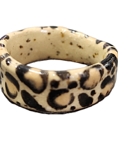 Кольцо ручной работы «‎Лео»‎‎, керамика