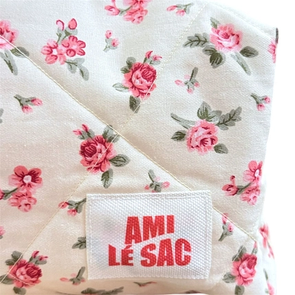 Косметичка ручной работы АМИ (Ami lé sac) «Bebesss», розовые розы, фото 4.