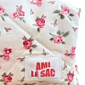 Косметичка ручной работы АМИ (Ami lé sac) «Bebesss», розовые розы, превью фото 4
