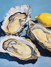 Постер интерьерный DARI DARI «Устрицы с лимоном», А3
