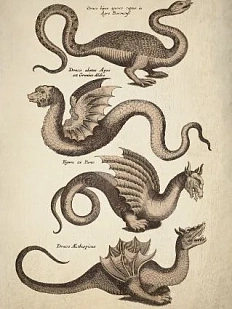 3D Стикер на телефон «Чудовища», объёмный