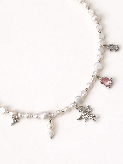 Чокер из жемчуга и подвесками «Ангел» Мигетт, фото 1.
