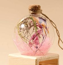 Ёлочный шар «Цветущий», 10 см