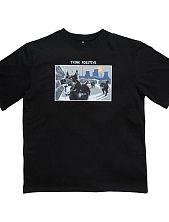 Футболка Barking Store «Think positive», 2XL муж., чёрный
