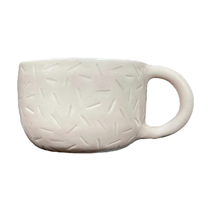 Кружка ручной работы Мама Черепаха с фигуркой внутри Тюлень, розовая, 400 мл, фото 3.