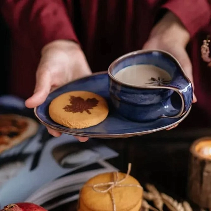 Кружка ручной работы Цветок Фригг Велес «Сумеречный Фангорн», фарфор, 250 мл, фото 6.