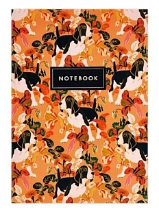 Тетрадь нелинованная «Dogs», А5