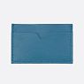 Визитница ручной работы, Kokosina bags, натуральная кожа, васильковый, превью фото 2