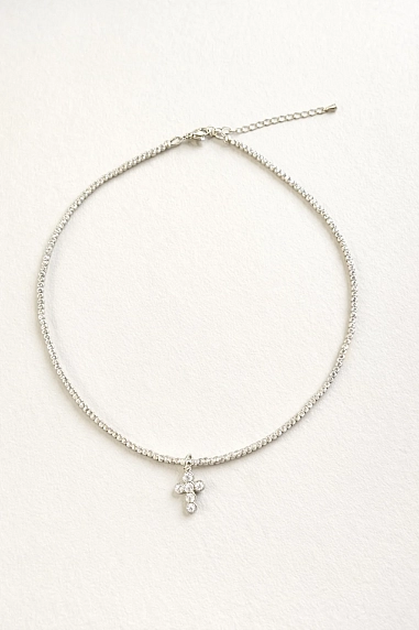 Чокер из блестящего гематита с подвеской Мигетт, в ассортименте, фото 5.