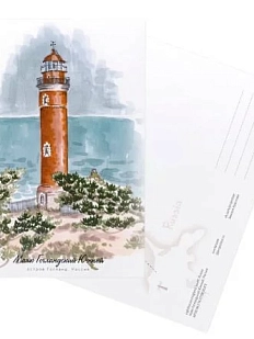 Открытка «Маяк Гогландский Южный», А6