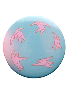 Закатной значок ШКЯ «Матисс», металл, 37 мм