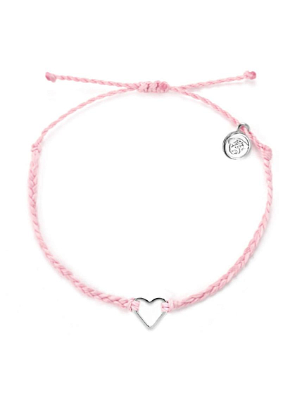 Браслет WAF WAF «Сердце», розовый, фото 1.