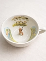 Чашка для чая ручной работы Мадам де Тюль с фигуркой внутри Лиса с домиком, фарфор, 250 мл, превью фото 1