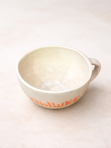 Кружка ручной работы сувенирная «По пышке?», керамика, 180 мл, фото 4.