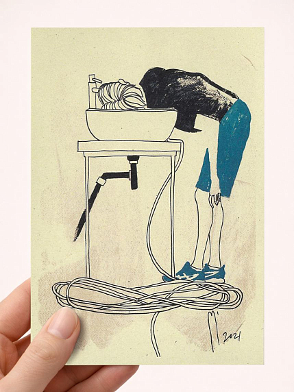 Открытка Максим Савва «Севкабель порт», А6, фото 1.