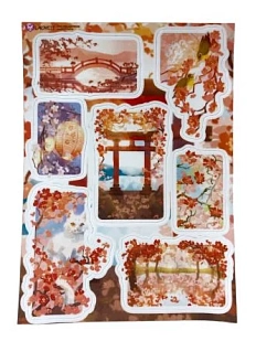 Стикерпак Лавкот «Весна в Японии», А6