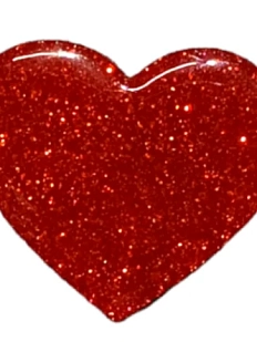 Брошь «Сердце блестящее»