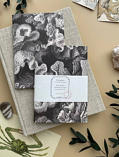 Блокнот «Hexacoralla», А6, черно-белый