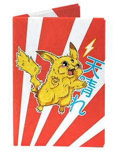 Обложка на паспорт New Wallet «New Pokemon», красная