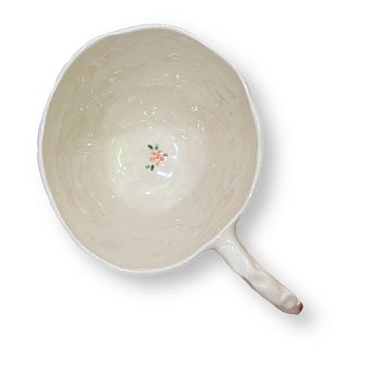 Чайная пара ручной работы «Розовые цветы», керамика, 400 мл, фото 3.