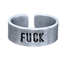 Кольцо ЭТО МЕТАЛЛ (IT IS METAL) «Fuck» 17/19, металлическое, превью фото 1