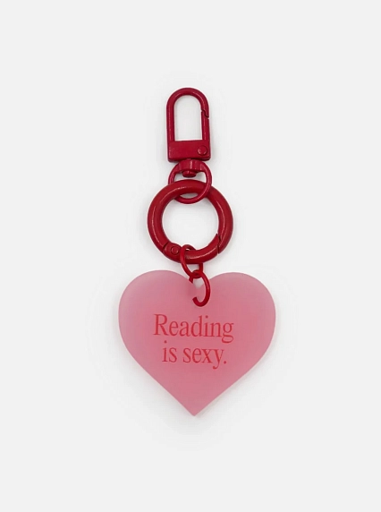 Брелок Подписные изделия «Reading is sexy», пластик, фото 1.