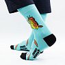 Носки «Нас и здесь неплохо кормят», р-р 42-46, бирюзовые, превью фото 1
