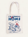 Сумка шоппер «I'm coming home / circus closed», белый, превью фото 1