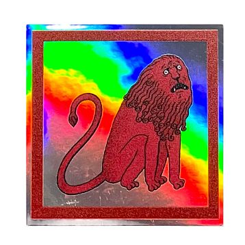 Стикер «Орущий лев», фото 1.