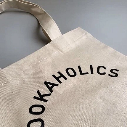 Сумка шоппер «Bookaholics anonymous», белый, фото 3.