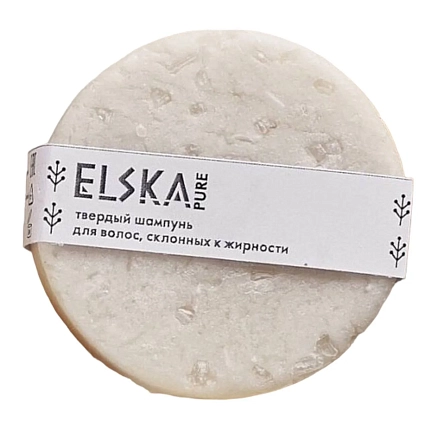 Твердый шампунь ELSKA Cosmetics «Pure», для волос, склонных к жирности, фото 1.
