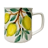 Кружка ручной работы Верба керамика цилиндр «Лимоны», керамика, 450 мл, превью фото 1