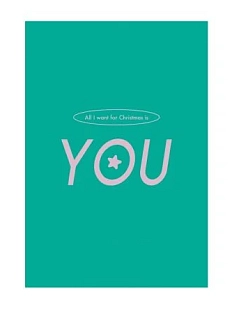 Открытка «All I want for Christmas is you», А6