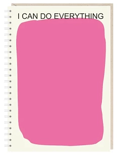 Ежедневник Mitrozhe «I can do everything», А5, розовый