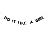 Гирлянда «DO IT LIKE A GIRL», превью фото 1