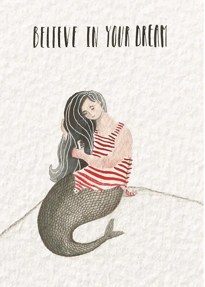 Открытка ЙЕТТИ «Believe in your dream», А6, фото 1.