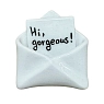 Магнит ручной работы конверт с надписью «Hi, gorgeous!», керамика, превью фото 1