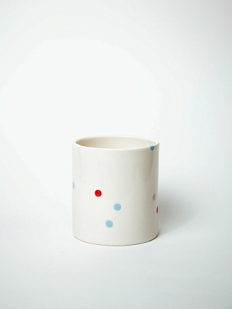 Стакан ручной работы ММ керамика «Конфетти», полуфарфор, 390 мл