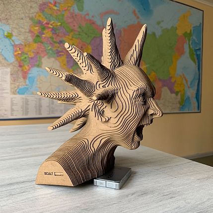 Картонный конструктор 3D «Горшок (Михаил Горшенев)», фото 4.