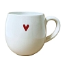 Кружка ручной работы НАДО ЖЕ Горы с подвеской сердечком, керамика, 300 мл, превью фото 2