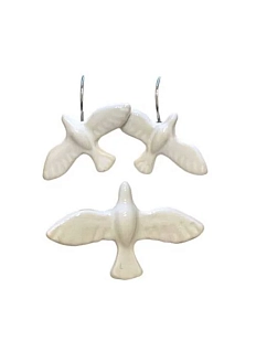 Набор украшений «Белые пташки»