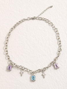 Цепь с подвеской со звездами и камнями Migette