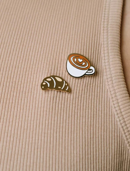 Металлический пин WAF WAF «Круассан», фото 2.